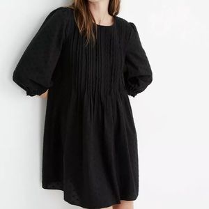 Madewell Embroidered Pintuck Mini Dress XXS. Worn once. Like new!